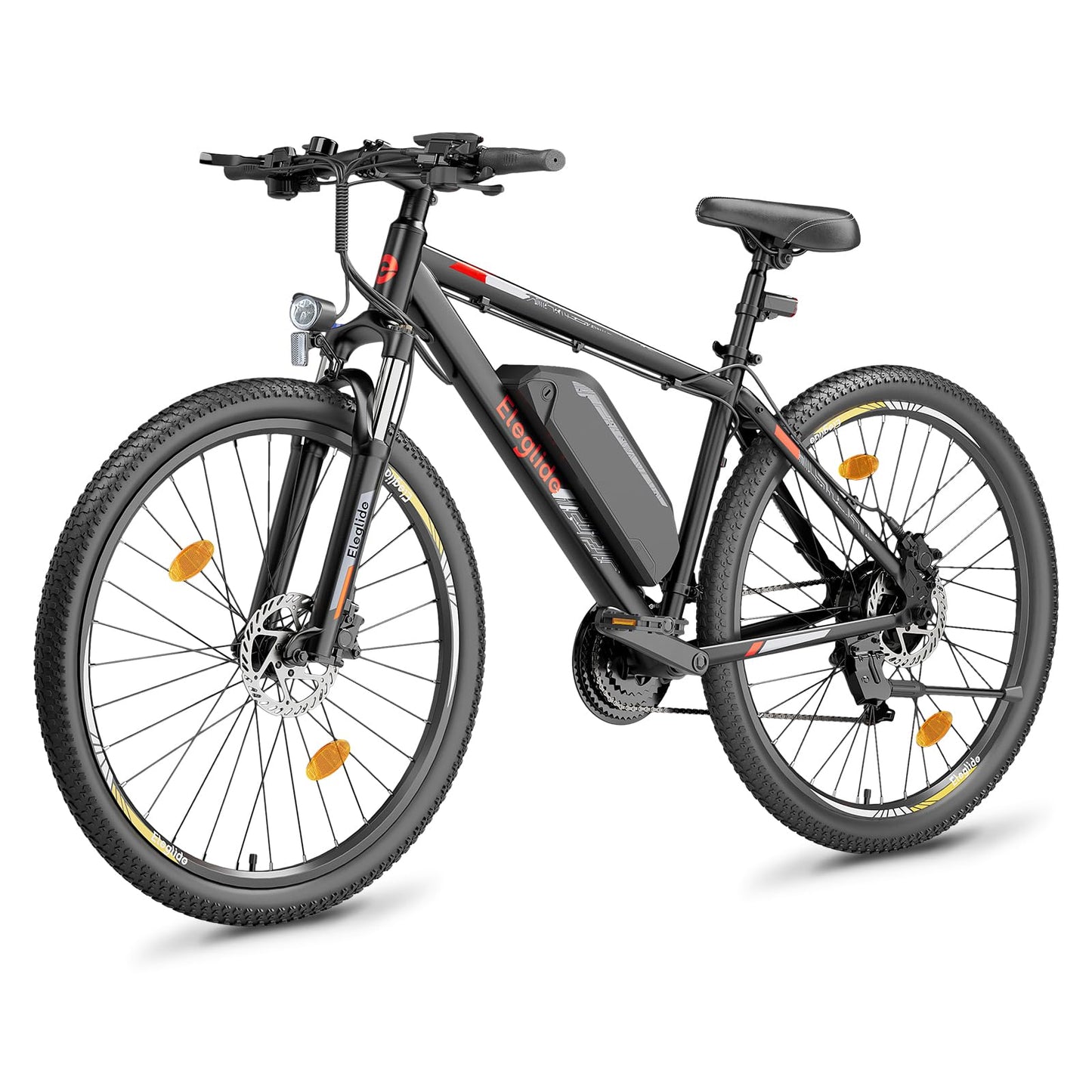 Eleglide M2 Electric Bike, 27.5''/29'' Electric Bicycle for Adults, E Mountainbike, 36V 15Ah Removable Battery,Max Range 125KM, Dual Hydraulic Disk Brake, 21 Speed, APP (Inches, 29)