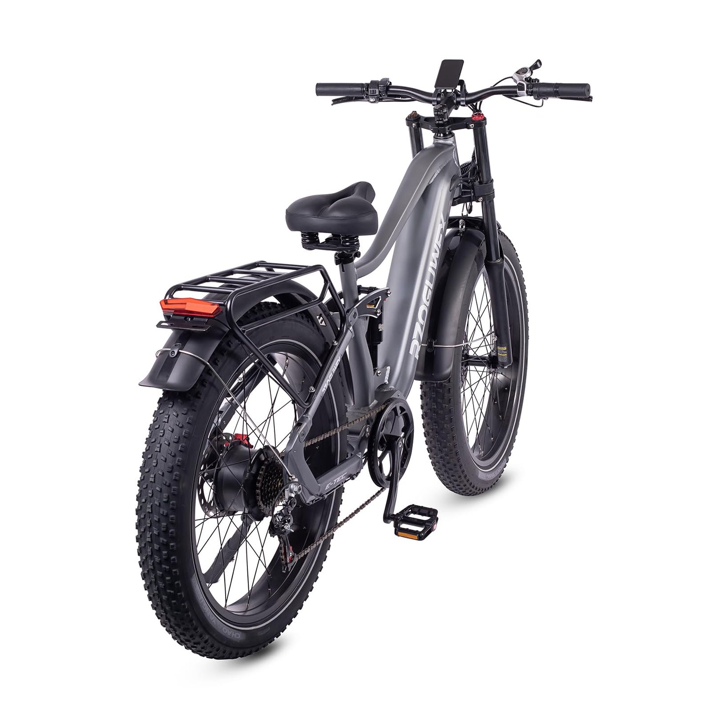RZOGUWEX Electric Bicycle，26 Inch Off-Road EBIKE for Adults with 48V 25AH Detachable Lithium Ion Battery, 7 Speed with Dual Shock Absorbers and Dual Hydraulic Disc Brake(Black)